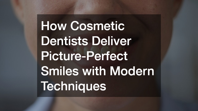 How Cosmetic Dentists Deliver Picture-Perfect Smiles with Modern Techniques